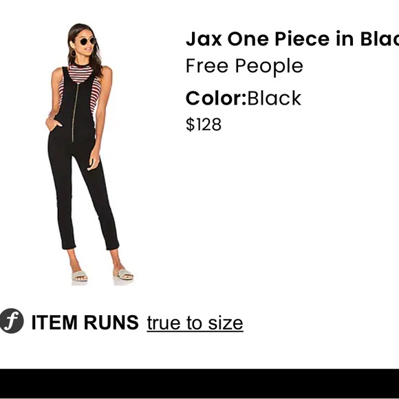 Free People Jax Overalls - Picture 3 of 3